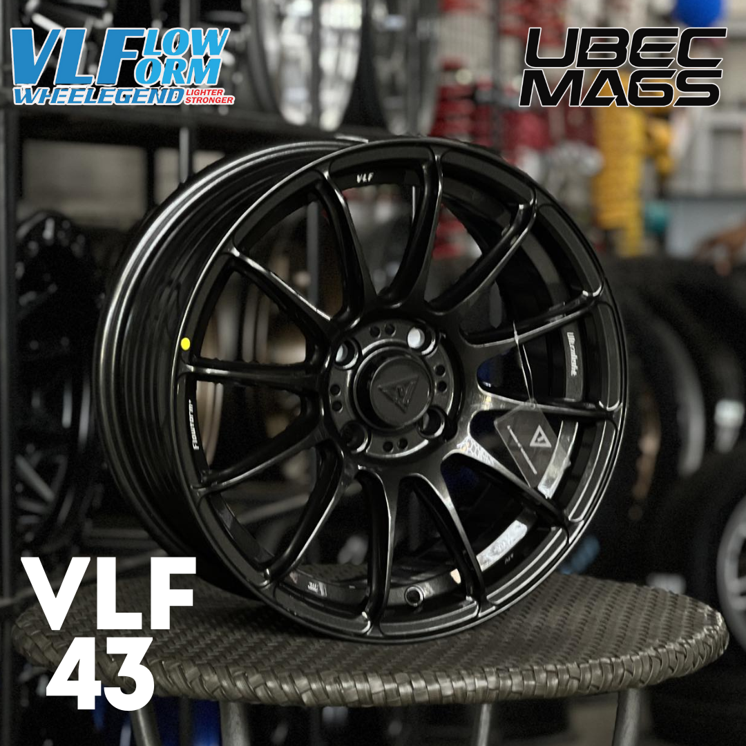 VLF-43 FLOW FORM 15X6.5X4H/100 ET 35 GLOSS DARK GUNMETAL