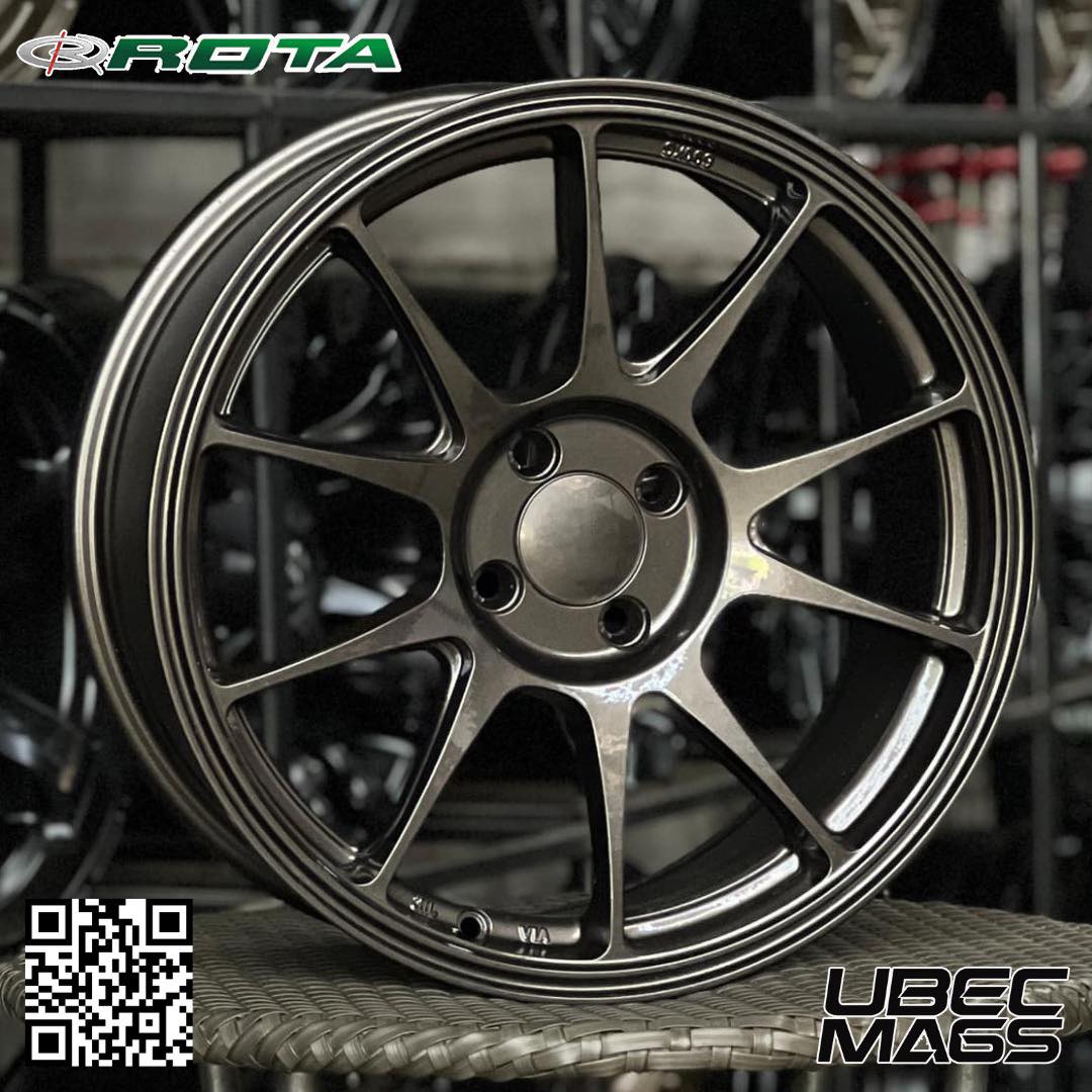 ROTA TITAN 17X7.5X4H/108 GUN METALLIC
