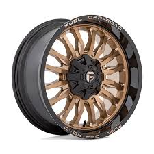 FUEL ARC 20X9X6H/135-139.7 ET 01 PLATINUM BRONZE WITH BLACK LIP