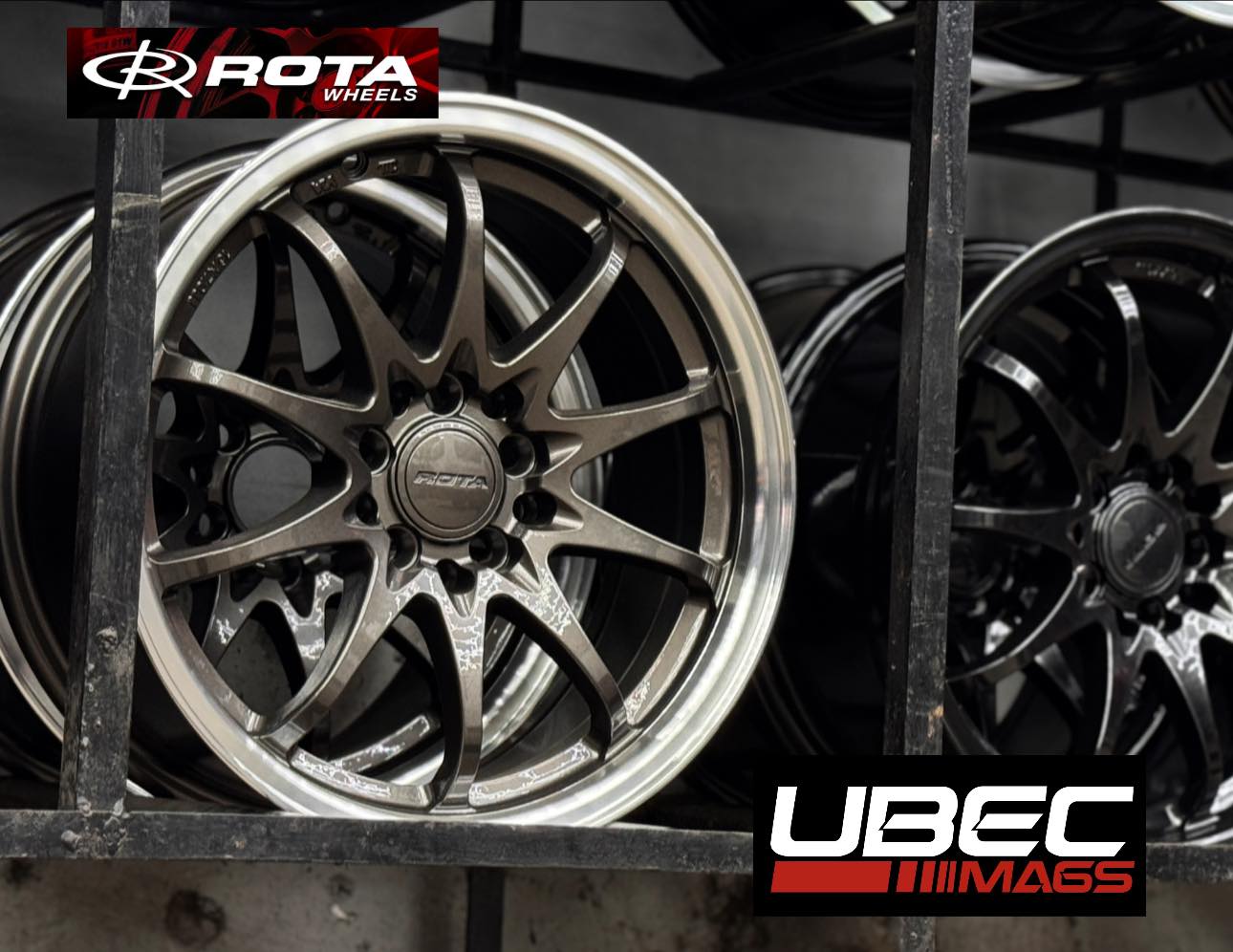 ROTA FIGHTER 10 16X7X5H/100-114.3 RL GUN METALLIC