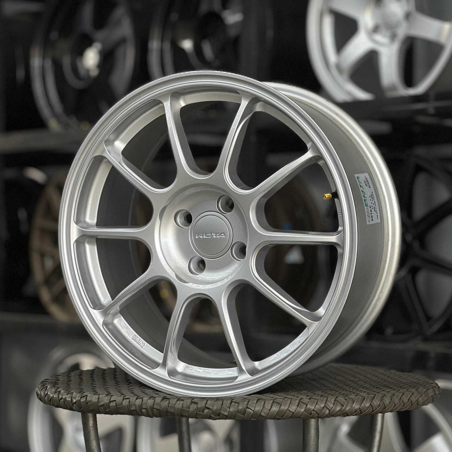 ROTA SS10-F 17X7.5X4H/100 PLAIN SILVER