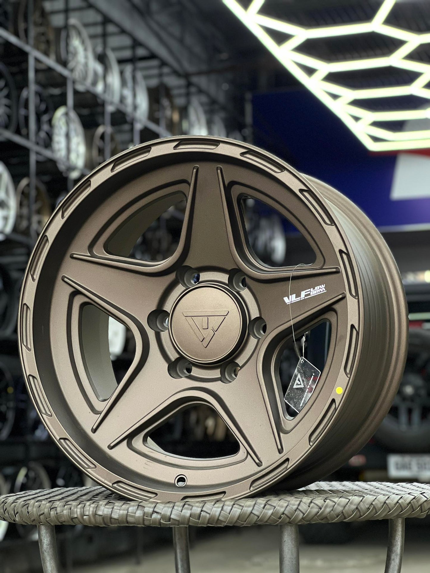 VLF-S31 FLOW FORM 17X8.5X6H/139.7 ET -10 MATTE BRONZE