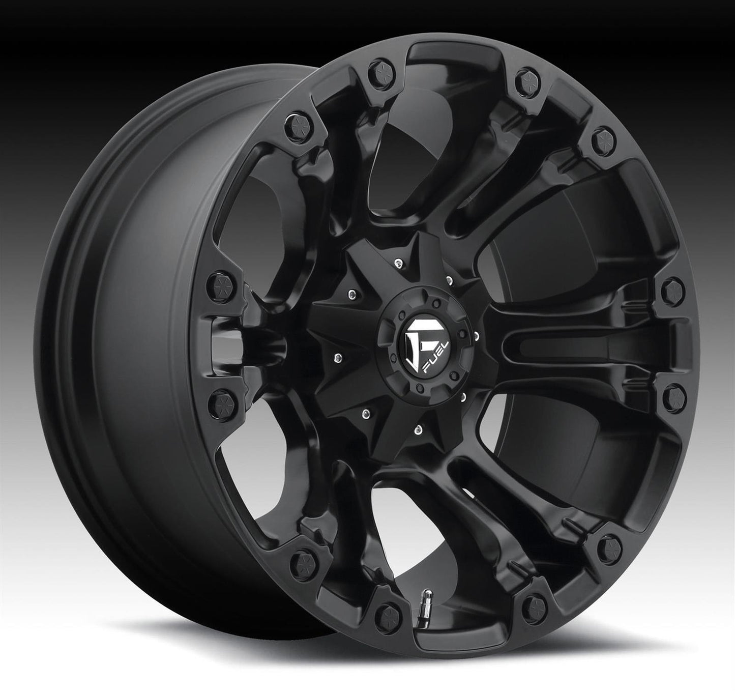 FUEL VAPOR 20X9X5H/127-135.7 MATTE BLACK
