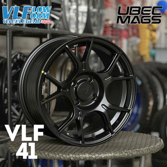 VLF-41 FLOW FORM 15X7X4H/100 ET 35 MATTE BLACK