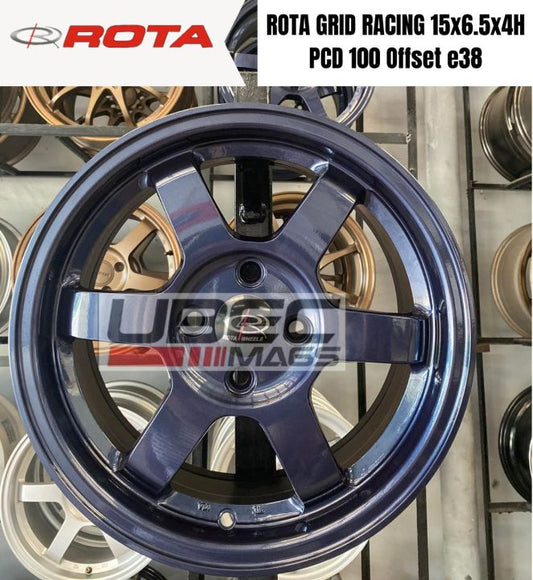 ROTA GRID RACING 15X6.5X4H/100 COSMIC BLUE