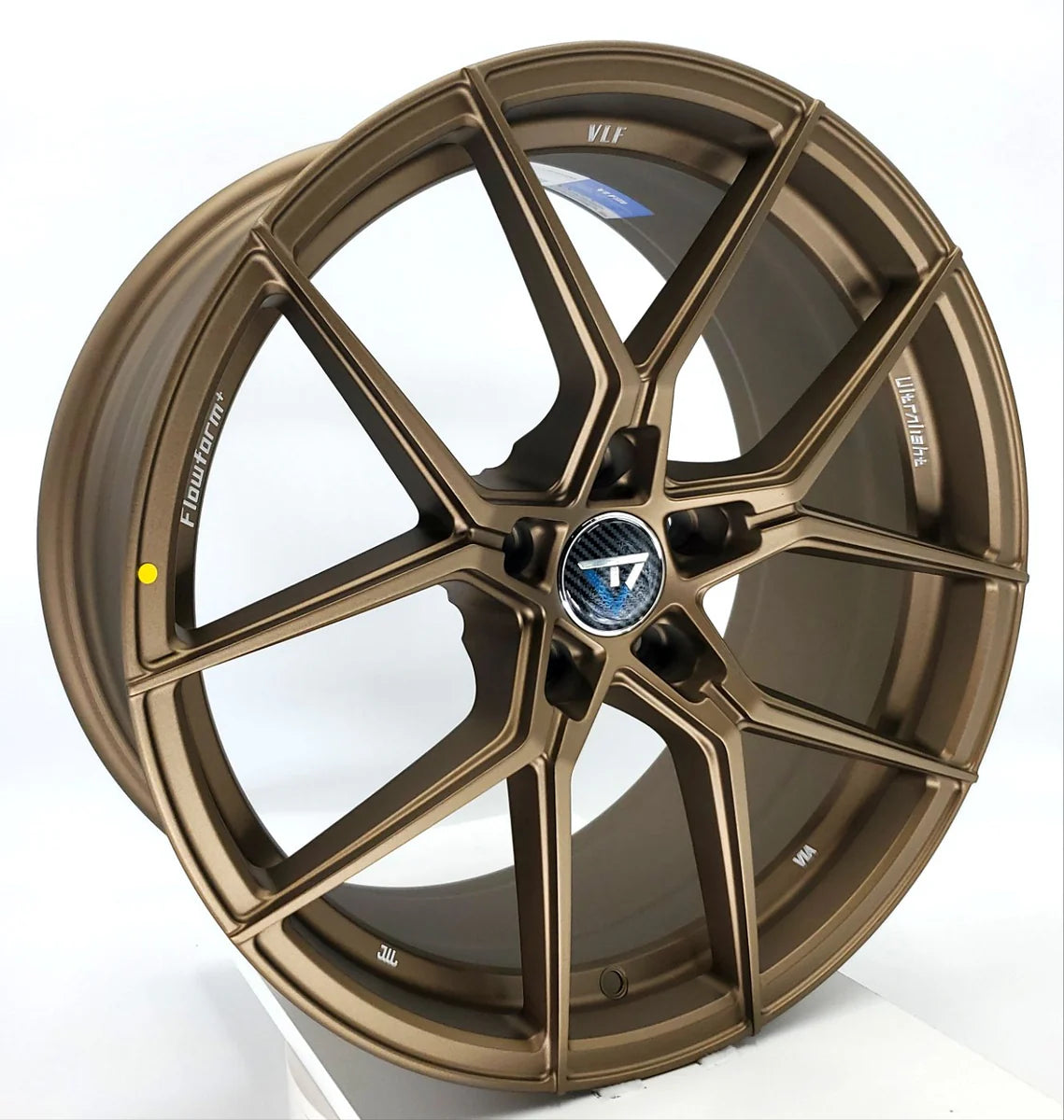 VLF-37 FLOW FORM V.2 15X7X4H/100 ET 35 MATTE BRONZE