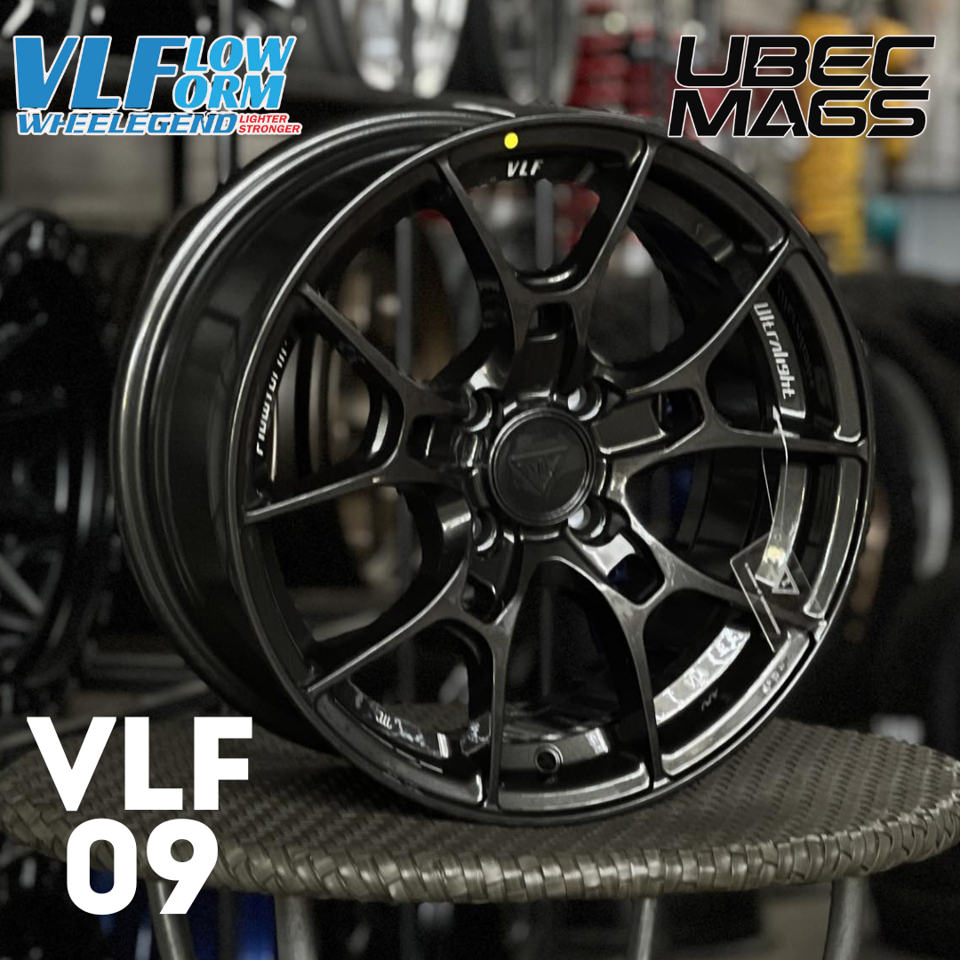 VLF-ULF09 FLOW FORM 15X7X4H100 ET 35 GLOSS DARK GUNMETAL