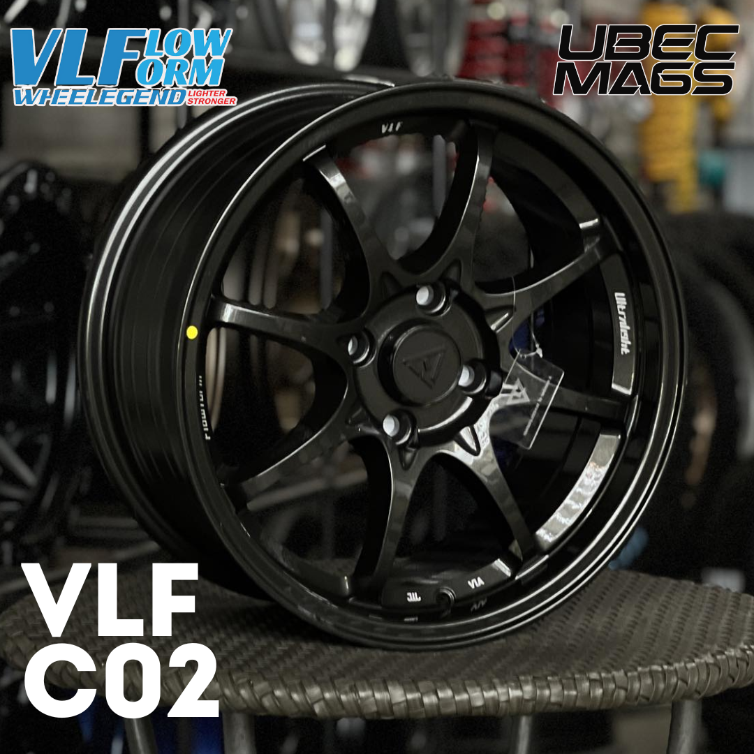 VLF-C02 FLOW FORM V.2 15X7X4H/100 ET 32 GLOSS DARK GUNMETAL