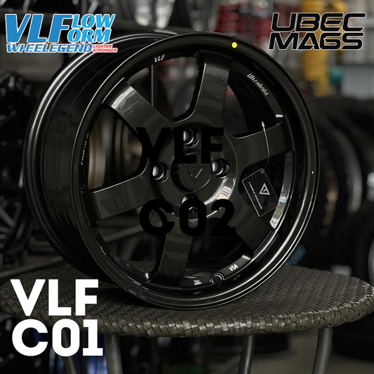 VLF-C01 FLOW FORM V.2 15X7X4H/100 ET 35 MATTE GUNMETAL