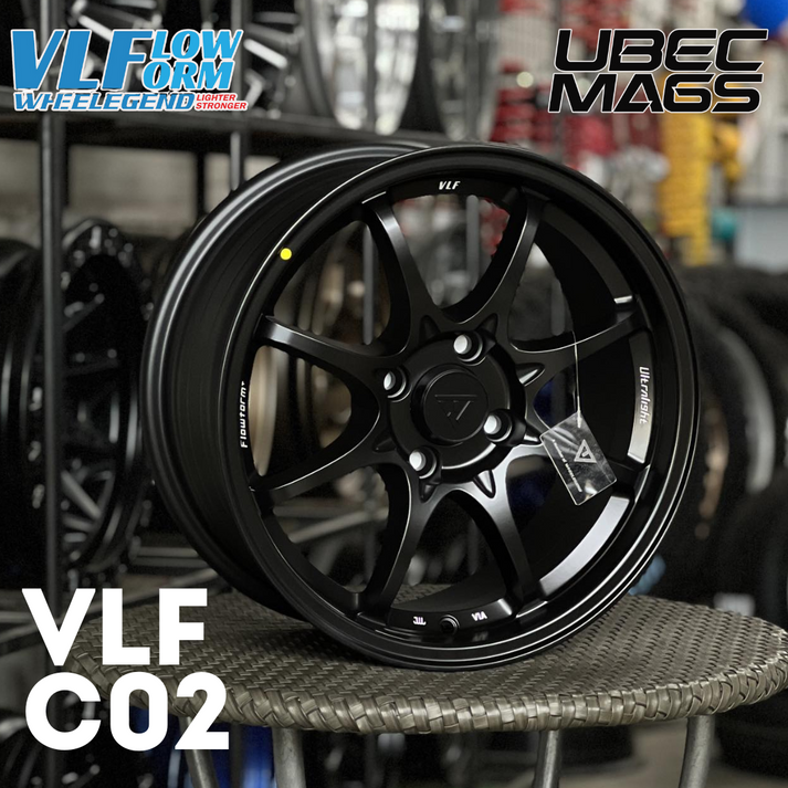Vlf Form VLF-C02 FLOW FORM V.2 15X7X4H/100 ET 32 MATTE GUNMETAL – UbecMags