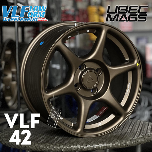 VLF-42 FLOW FORM 15X7X4H/100 ET 35 MATTE BRONZE