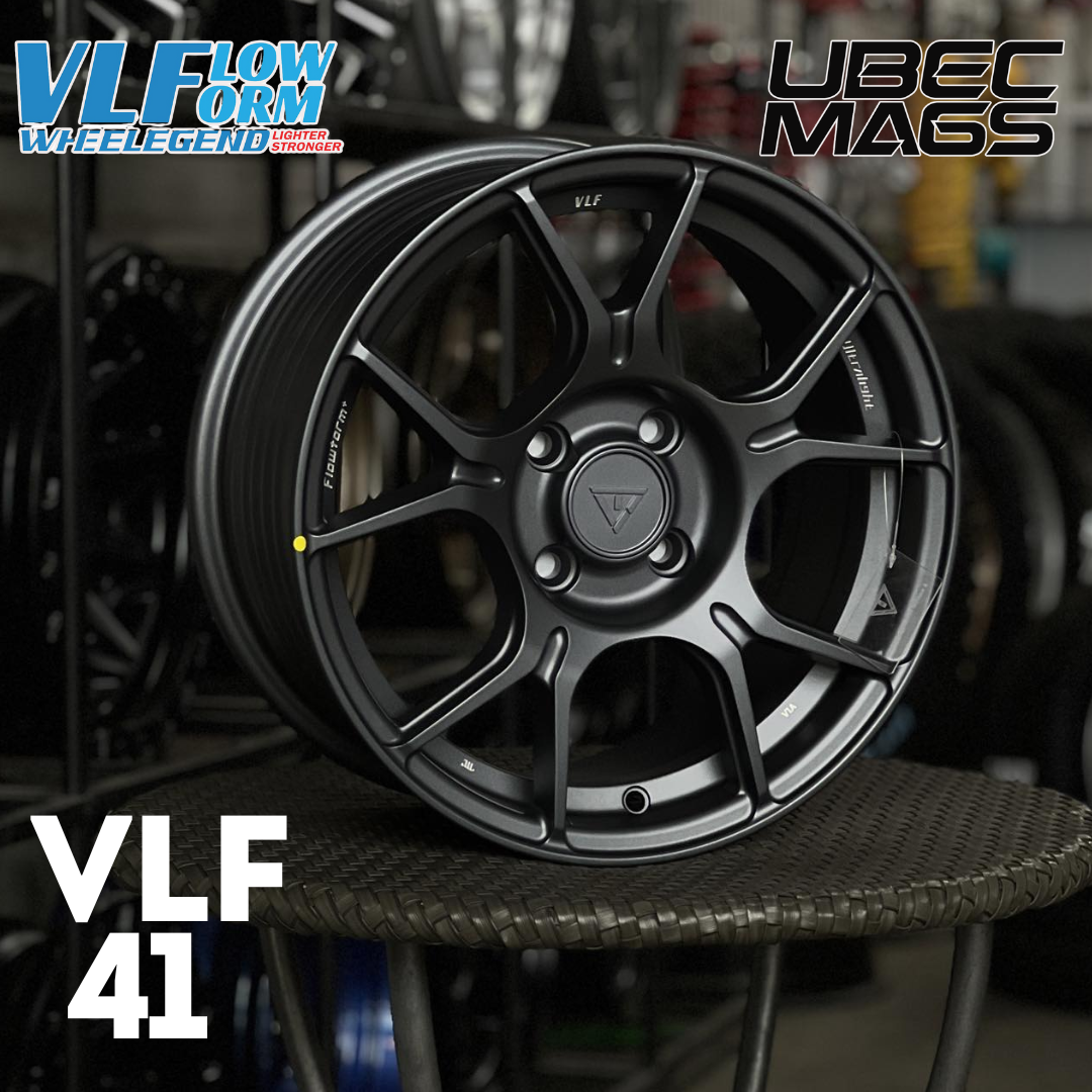 VLF-41 FLOW FORM 17x7.5x4H/100 ET38 MATTE GUNMETAL