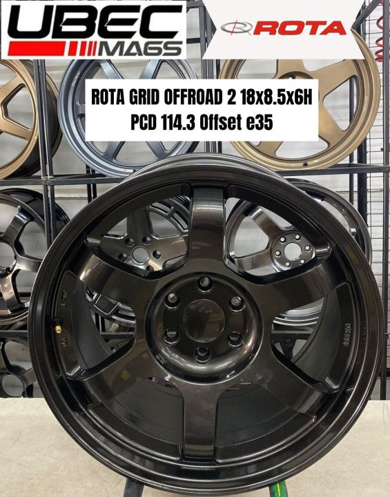 ROTA GRID OFFROAD 18X8.5X6H/130 Gun Metallic