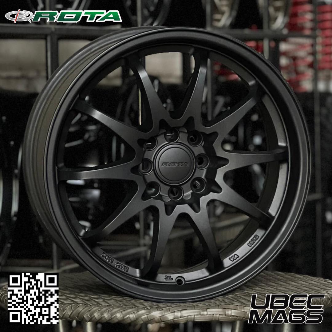 ROTA FIGHTER 10 17X7.5X8HX114/112 FLATBLACK