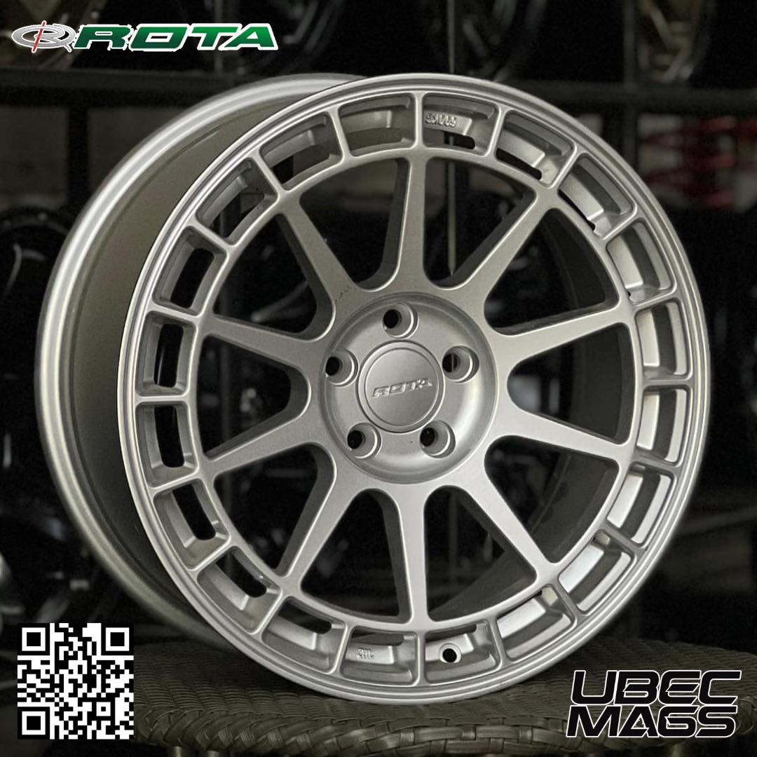 ROTA REECE 17X8X5H/112 PLAIN SILVER