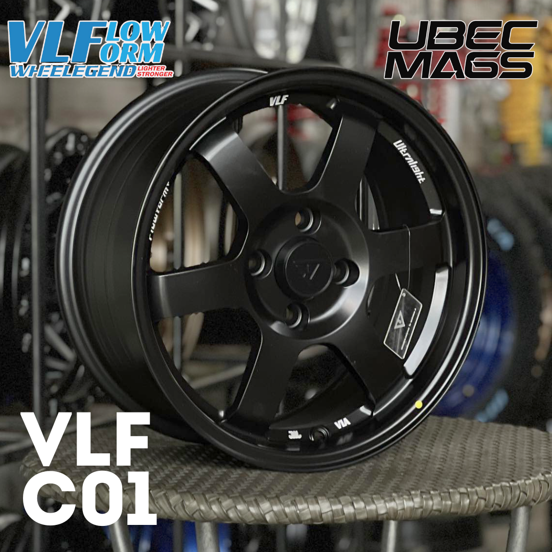 VLF-C01 FLOW FORM V.2 15X7X4H/100 ET 35 MATTE BLACK