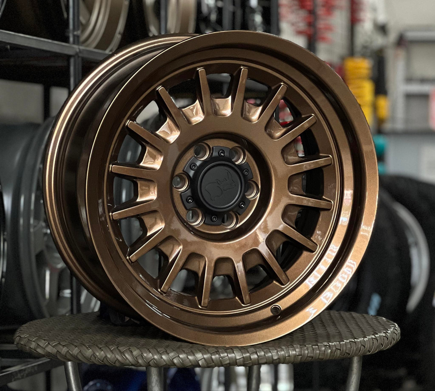 BLACK RHINO ALISO RF 17X8X6H/114.3 BRONZE