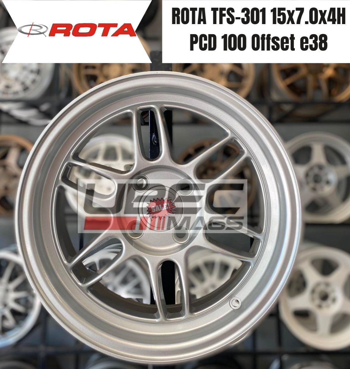 ROTA TFS-301 15X7X4H/100 PLAIN SILVER – UbecMags