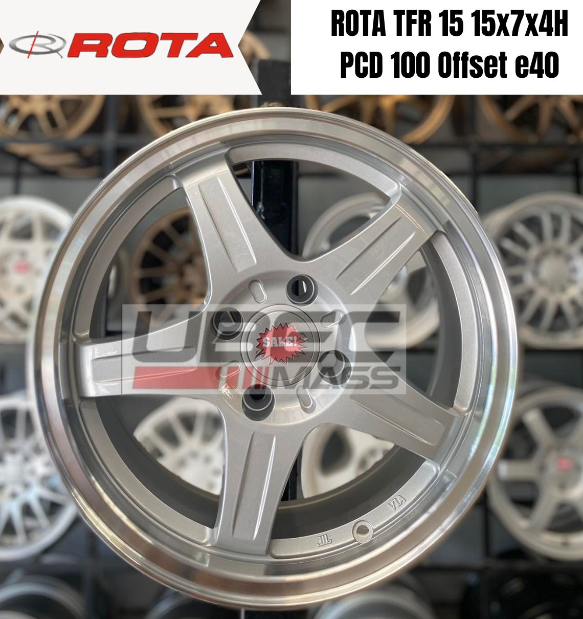 ROTA TFR 15X7X4H/100 RL PLAIN SILVER – UbecMags