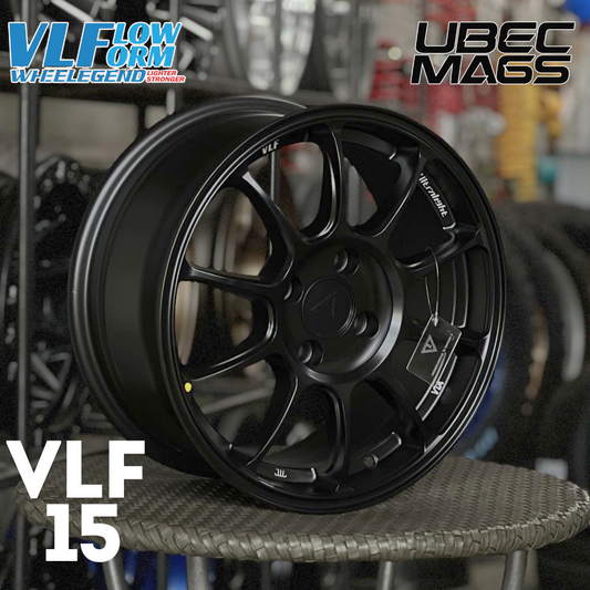 VLF-ULF15 FLOW FORM  15X7X4H/100 ET 35 MATTE BLACK