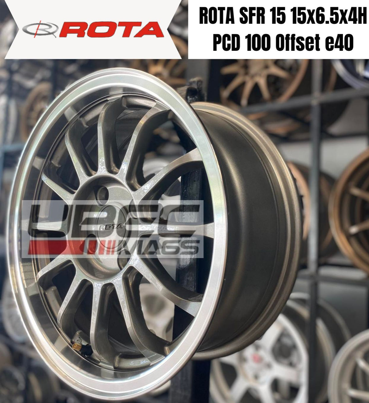 ROTA SFR 15 15X6.5X4H/100 Gun Metallic – UbecMags