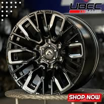 FUEL REBAR 17X9X6H/114.3 ET 01 GLOSS BLACK MILLED D849