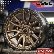 FUEL REBEL 18X9X6H/139.7 BRONZE W/ BLACK LIP ET01 D681