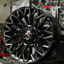 FUEL STRIKE 20X9X6H/135-139.7 ET 01 GLOSS BLACK MILLED FC865