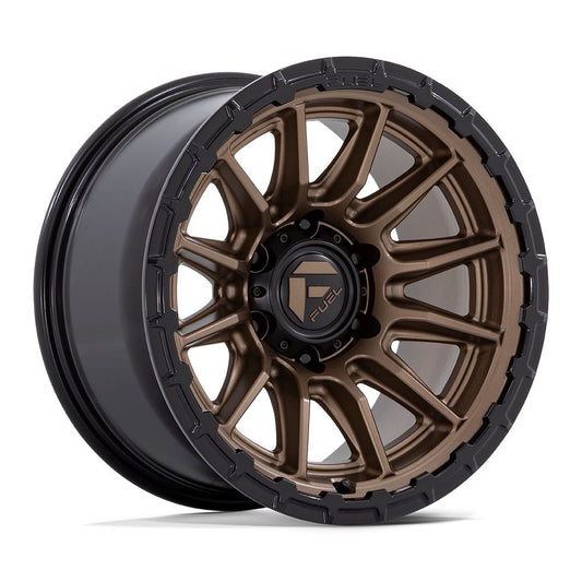 FUEL PISTON 17X9X6H/139.7 ET 01 MATTE BRONZE W/ GLOSS BLACK LIP FC866