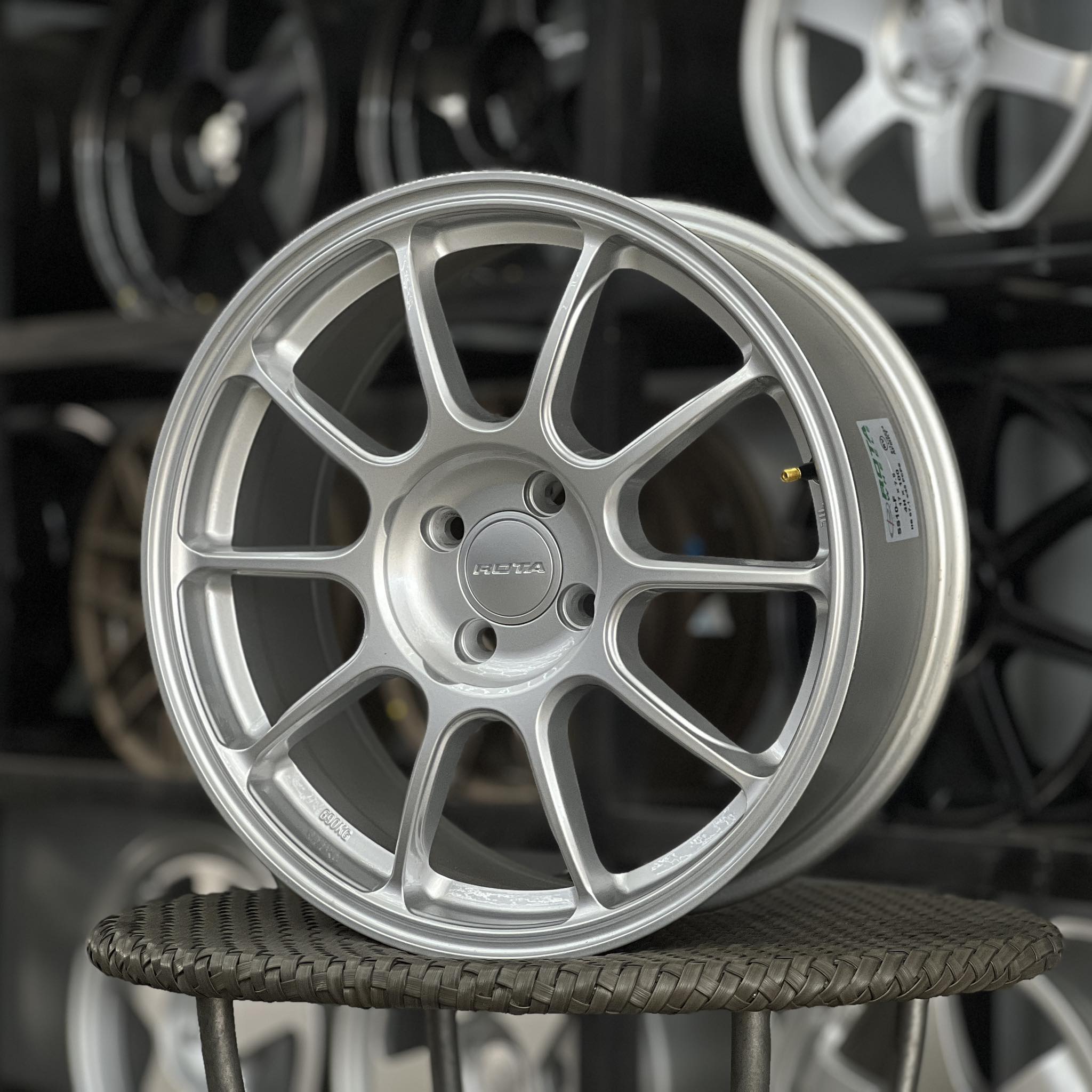 ROTA SS10-F 17X7.5X4H/100 PLAIN SILVER – UbecMags