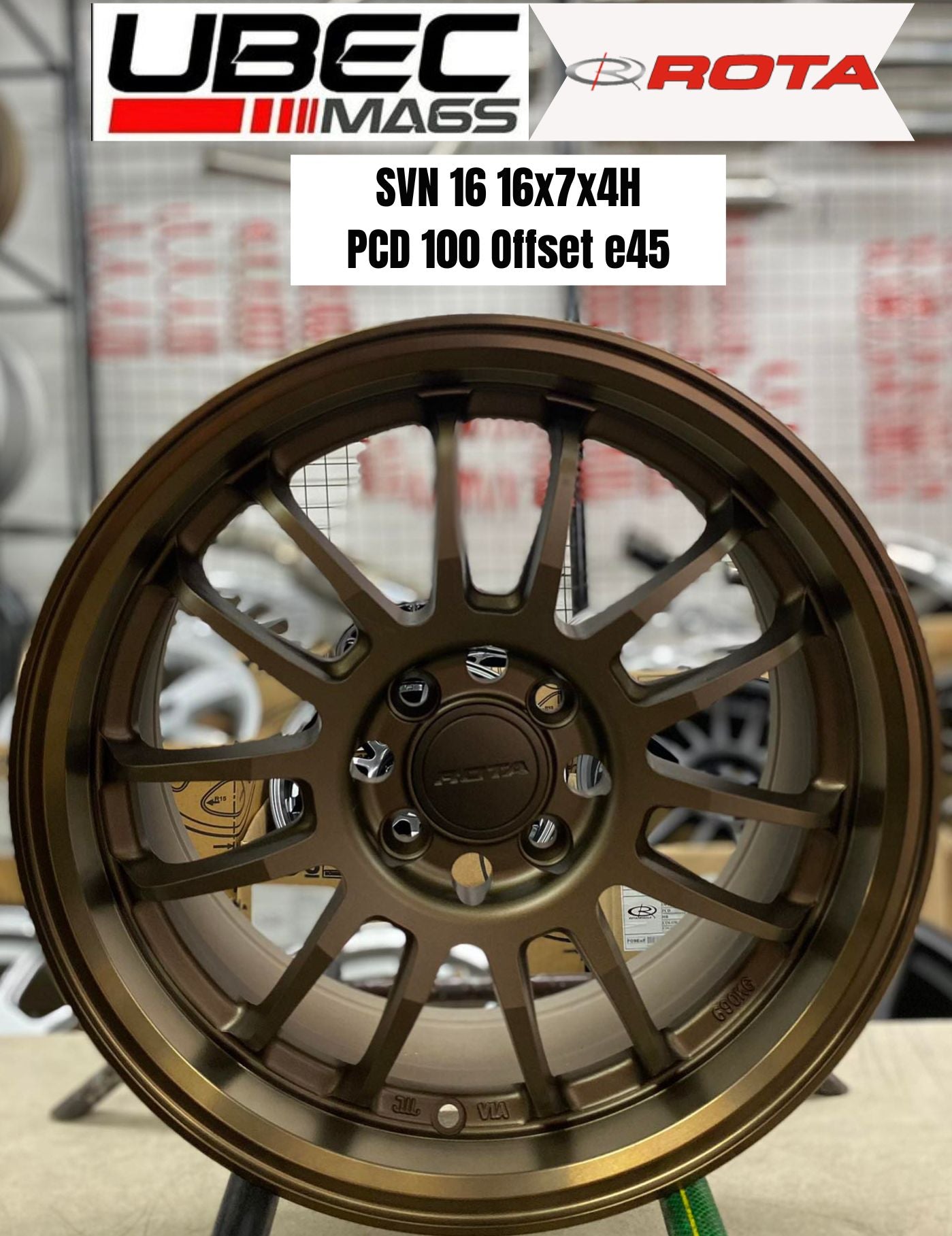 ROTA SVN 16X7X4H/100 Gun Metallic – UbecMags