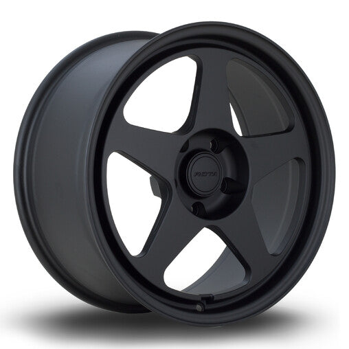 ROTA SLIP STREAM 18x8.5x5H/114.3 Flat Black