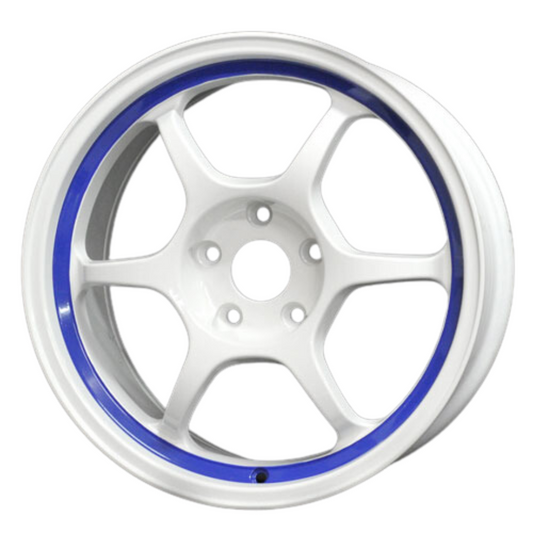 ROTA RMS-1 15X6.5X4/100 White  W/ Blue