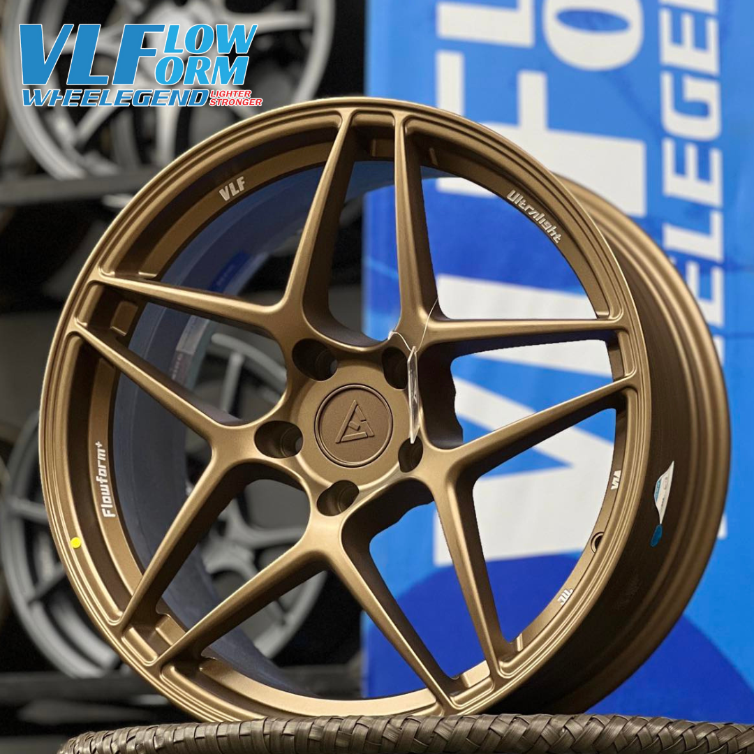 VLF-36 FLOW FORM 18X8.5X5H/114.3 ET 40 MATTE BRONZE