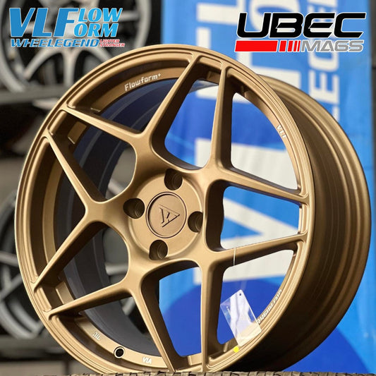 VLF-36 FLOW FORM 15X7X4H/100 ET 35 MATTE BRONZE