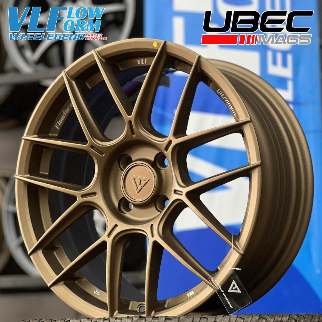 VLF-38 FLOW FORM 17X7.5X4H/100 ET 38 MATTE BRONZE