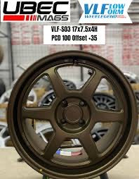 VLF-S03 FLOW FORM 17X7.5X4H/100 ET 35 MATTE BRONZE