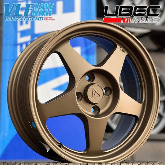 VLF-51 FLOW FORM 16X7X4H/100 ET 35 MATTE BROZE