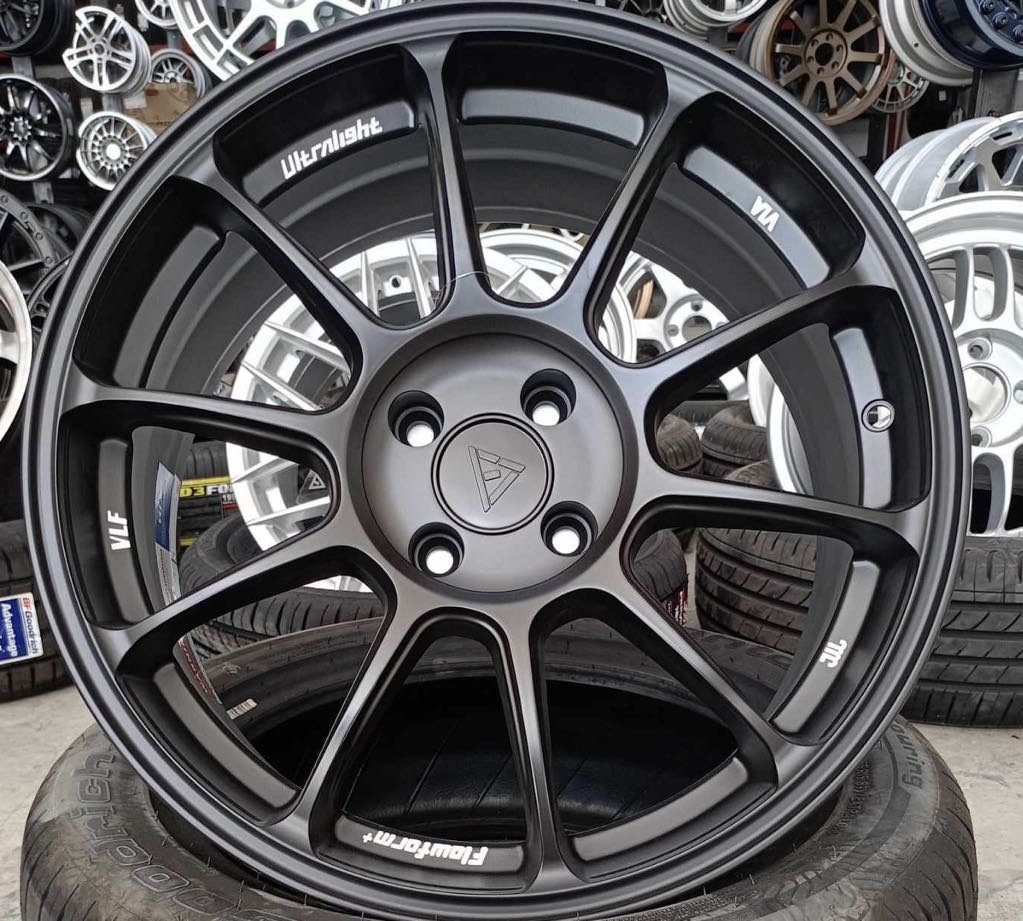 VLF-ULF15 FLOW FORM  15X7X4H/100 ET 35 MATTE GUNMETAL