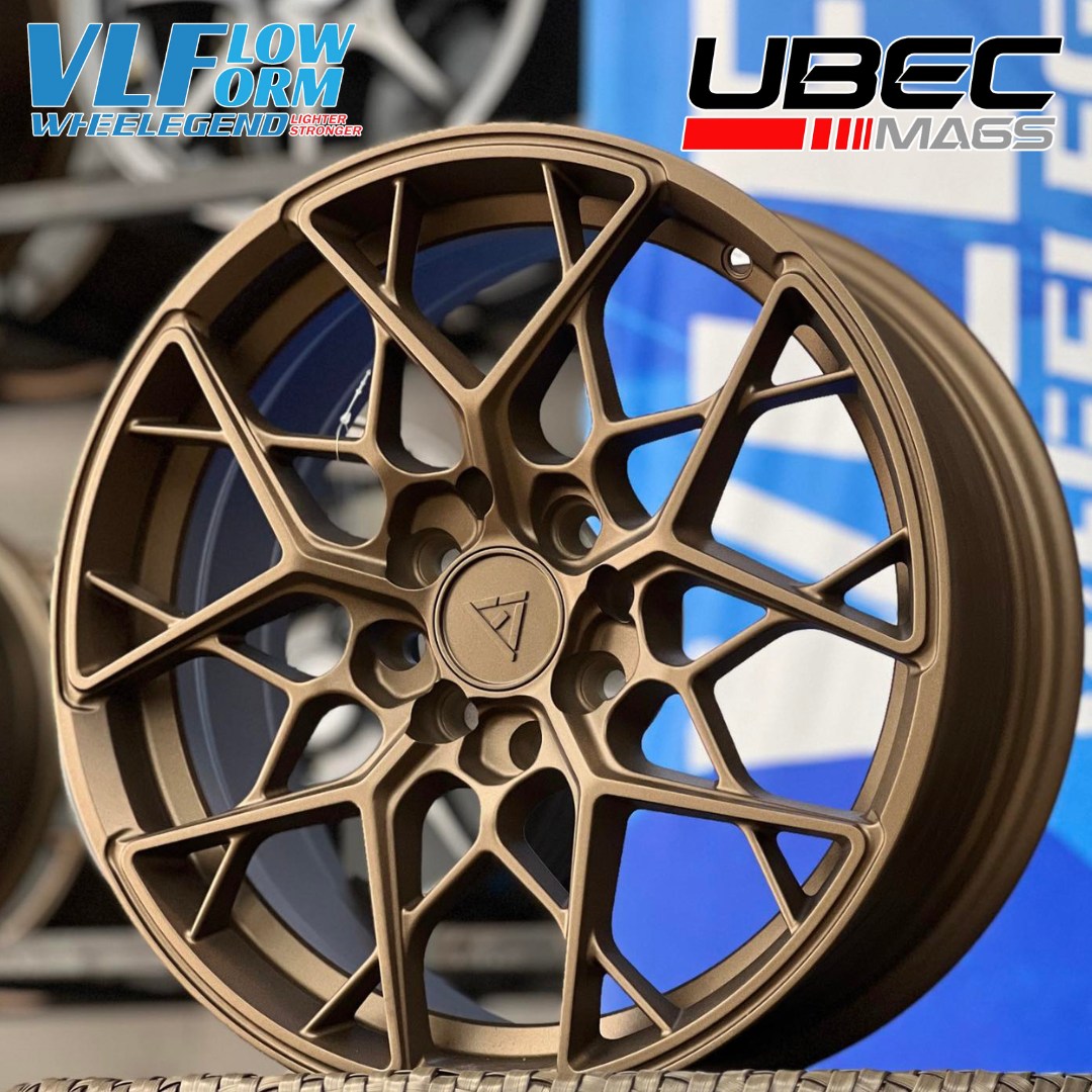 Vlf Form VLF-ULF22 FLOW FORM 15X7X4H/100-114.3 ET 35 MATTE BRONZE – UbecMags