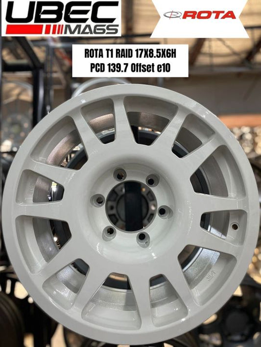 ROTA T1-RAID 17X8.5X6H/139.7 WHITE